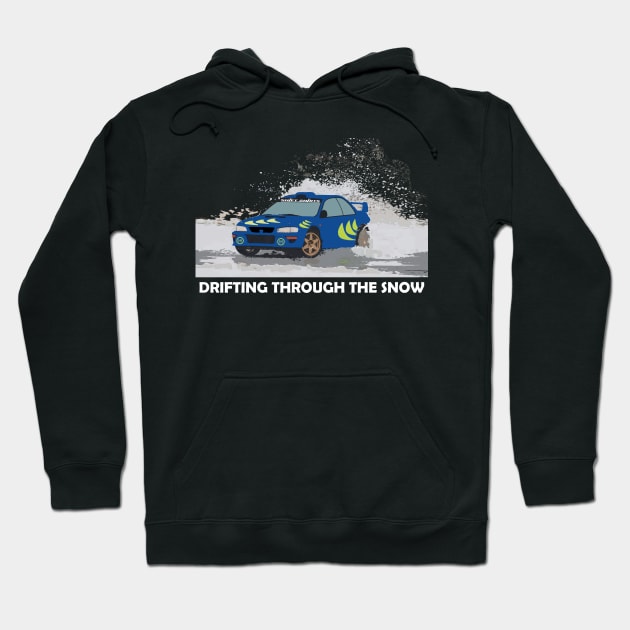 Rally Drifting - GC8 WRX (Rally Car) Inspired Hoodie by ShiftShirts